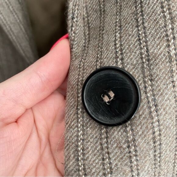 Zara Limited Edition 2021 Pinstripe Menswear Style Blazer Jacket - Picture 9 of 12